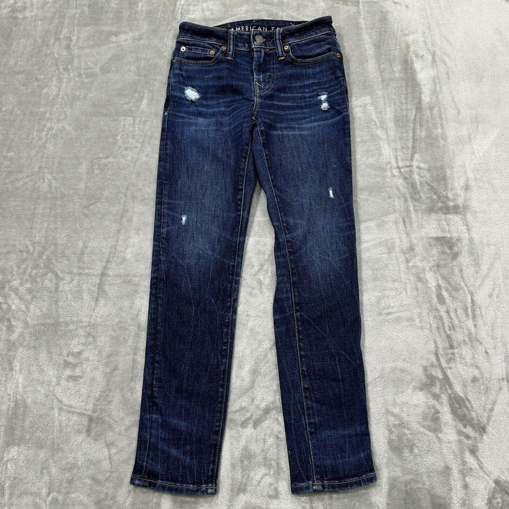 American Eagle Outfitters Men’s Skinny Jeans - Dark Blue Wash